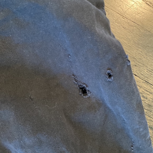 American Eagle Slim Straight Jeans 32 x 32 Distressed GUC Black - Picture 3 of 13